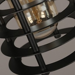 Retro Circle Of Single Head Lamps And Lanterns Character Art Chandelier Lamp