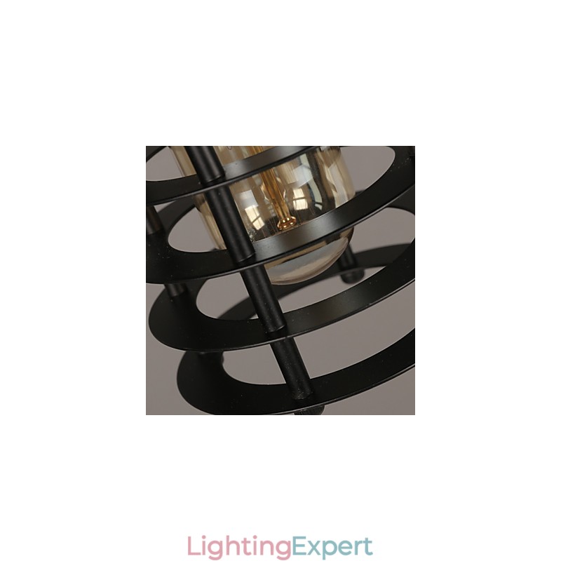 Retro Circle Of Single Head Lamps And Lanterns Character Art Chandelier Lamp