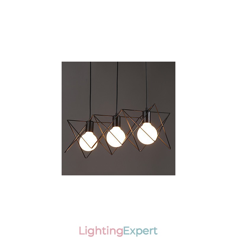 Contracted And Contemporary Creative Design Single Wrought Iron Head Droplight