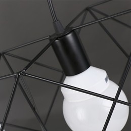 Contracted And Contemporary Creative Design Single Wrought Iron Head Droplight