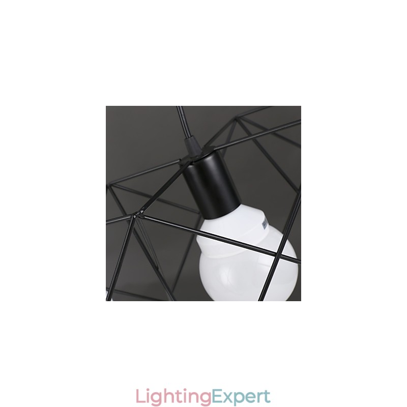 Contracted And Contemporary Creative Design Single Wrought Iron Head Droplight
