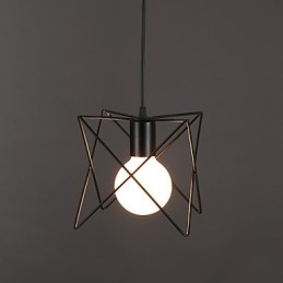 Contracted And Contemporary Creative Design Single Wrought Iron Head Droplight