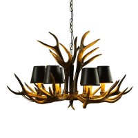 Rustic Antler Chandeliers