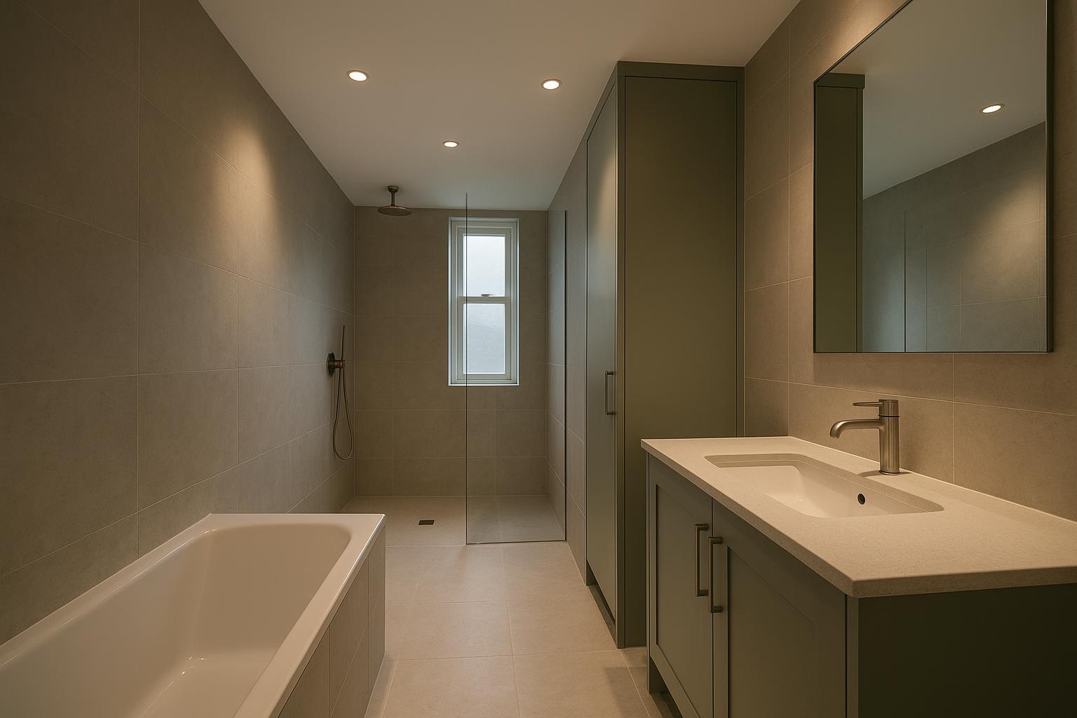 A Bathroom Lighting Plan That Works Morning and Night